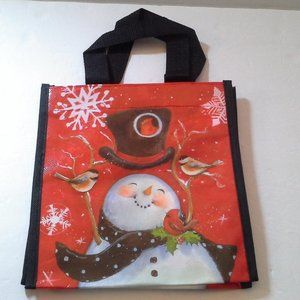 Lock and Lock Snowman and Birds Lunch Tote Bag
